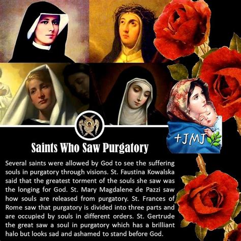 Saints Who Saw Purgatory in 2024 | Catholic beliefs, Catholic prayers ...