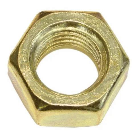 Hexagonal Brass Hex Nut For Hardware Fitting Size Mm Diameter At