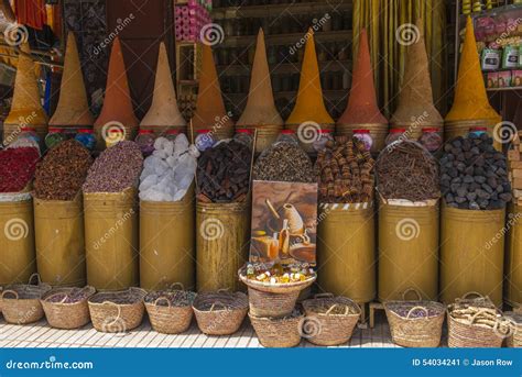 Spices In A Souk In Marrakesh Editorial Photo Image Of Marrakech