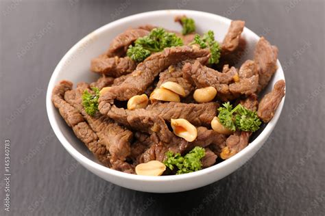 beef in soy sauce Stock Photo | Adobe Stock