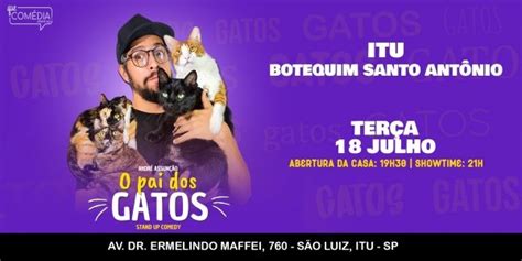 Andr Assun O O Pai Dos Gatos Em Itu Stand Up Comedy Em Itu Sympla