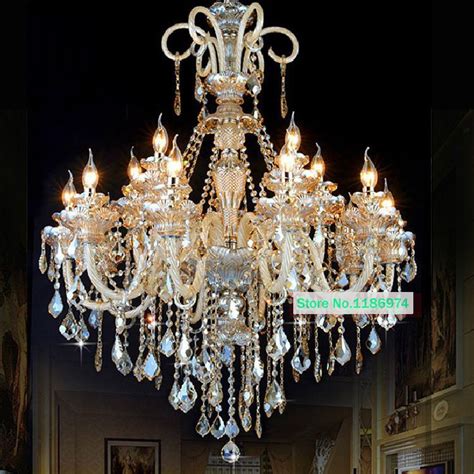 Led Lamps Modern Crystal Chandelier Lighting Furniture Big Candelabra