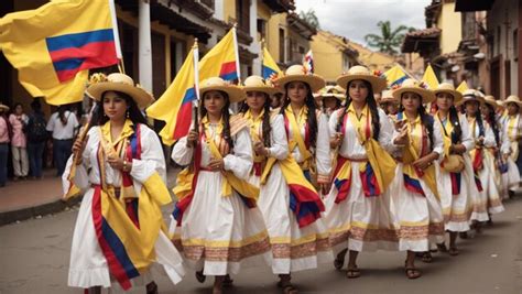 Premium AI Image | Proudly Colombian Celebrating Unity Culture and Heritage