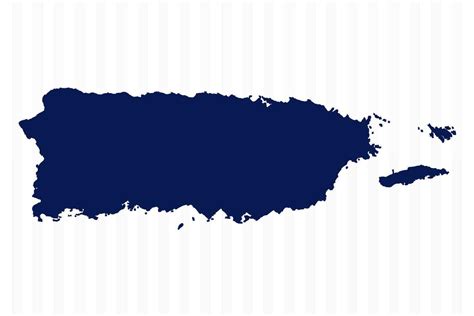 Flat Simple Puerto Rico Vector Map 25843809 Vector Art At Vecteezy