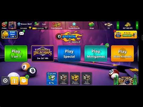 Live 8 Ball Pool Gameplay Brown Wolf Gaming 1 Million To 1 Billion