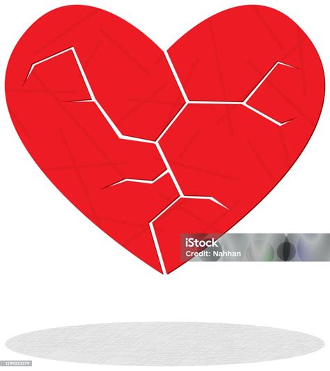 Broken Heart Stock Illustration Download Image Now Broken Heart Concepts Cracked Istock