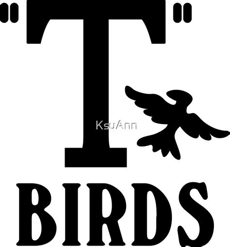 Printable T Birds Logo