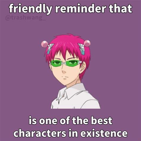 Pin By Elle On Saiki Supremacy The Way He Looks Saiki Memes