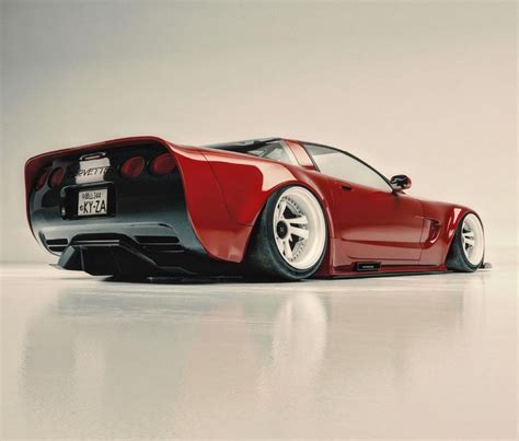 Kyza Creates Chevy Corvette C5 R Street Edition Of His Widebody Dreams