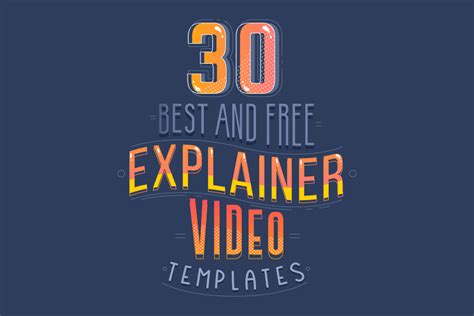 Free Explainer Video Templates