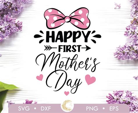 Happy First Mothers Day Svg My 1st Mothers Day Svg Baby Svg Mommy