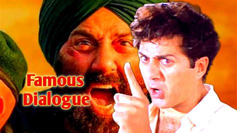 Sunny Deol Famous Dialogue Sunny Paji Best Dialogue Youtube