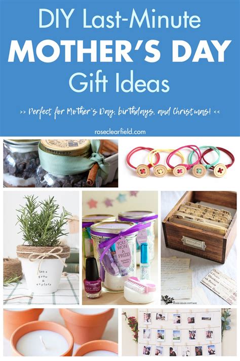 Last Minute DIY Mother S Day Gift Ideas Rose Clearfield