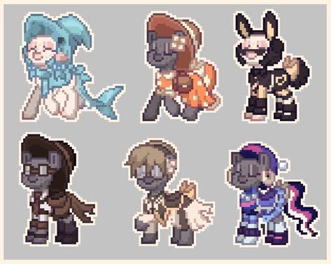 Pony Town Pixel Art Skins