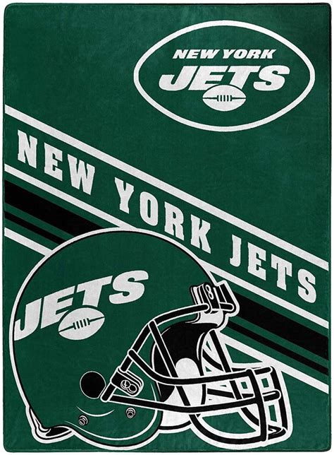 Nfl Team Logo Throw New York Jets Fleece Blanket InkTee Store New