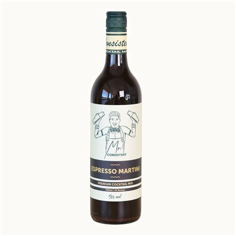 Espresso Martini Cocktail Mixer | Mr. Consistent New Zealand – Mr