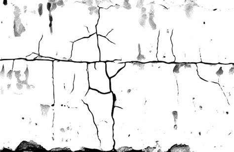 Premium Vector Cracks In A Wall Vector Grunge Cracked Texture