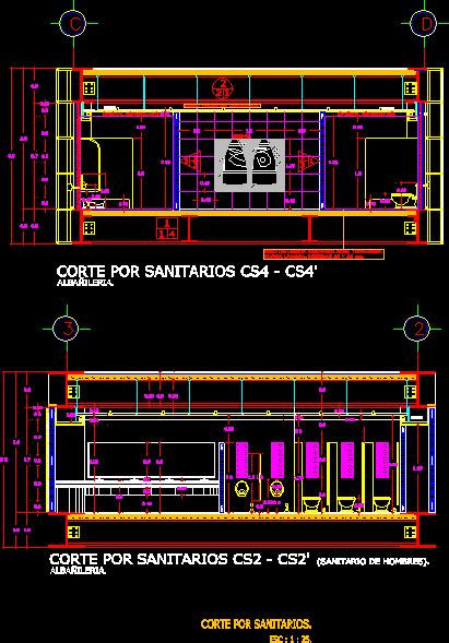 Detalles Costructivos Sanitarios En AutoCAD Librería CAD