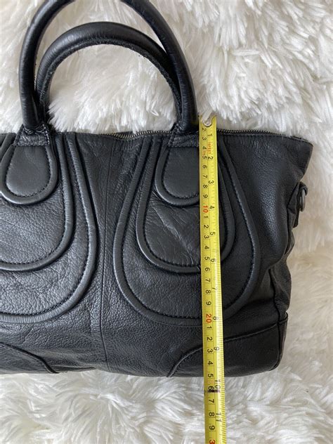 Liebeskind Berlin Black Leather Satchel Bag Handbag Gem