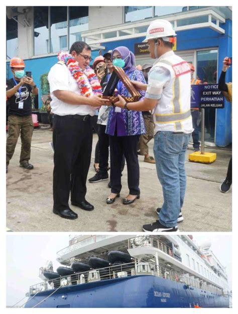 Ms Ocean Odyssey Sandar Perdana Di Pelabuhan Tanjung Emas Berkasnews