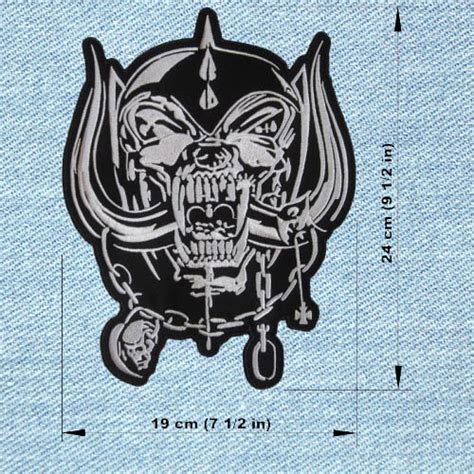 Motorhead Warpig Back Patch Big Embroidery Patch King Of Patches