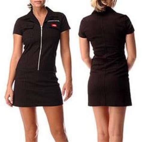 37 Off Dickies Dresses And Skirts Classsic Perfect Punk Lbd Dickies Zip Front Dress From