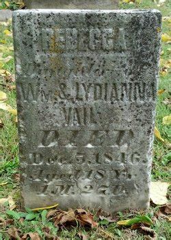 Rebecca Vail M Morial Find A Grave