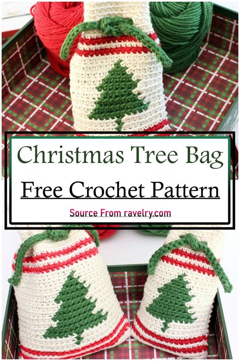 Free Crochet Christmas Bag Patterns Diyscraftsy