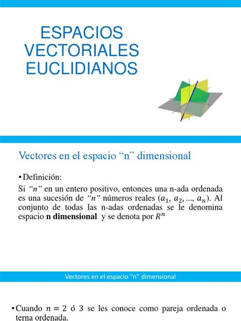 Espacios Vectoriales Euclidianos Pdf Espacio Vectorial Rotación