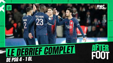 Replay After Foot du 21 04 2024 PSG 4 1 OL Le débrief complet de l