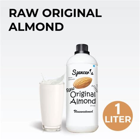 Jual RAW ORIGINAL ALMOND MILK 1Lt By Spencers Unsweetened Shopee