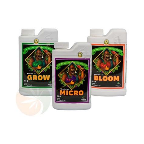 Tripack Advanced Nutrients Grow Micro Bloom