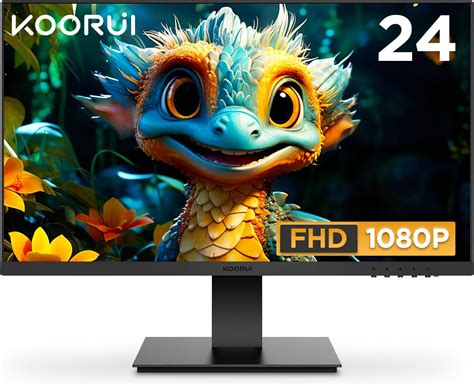 Koorui 24 Inch Monitor Ips Pc Monitor Fhd 1080p Hdmi 1 4 100hz