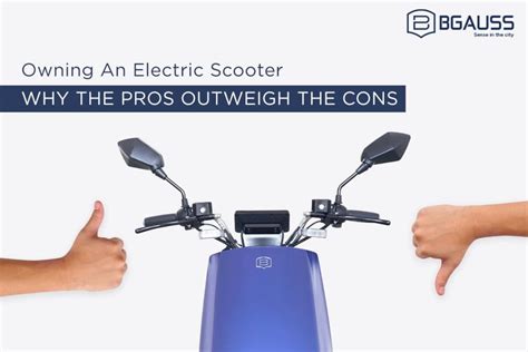 What Are The Major Electrics Scooter Pros And Cons