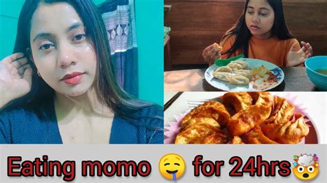 Momo Eating Challenge 🤯 I Ate Momos For 24hrs😵🥟 Northeast Foods