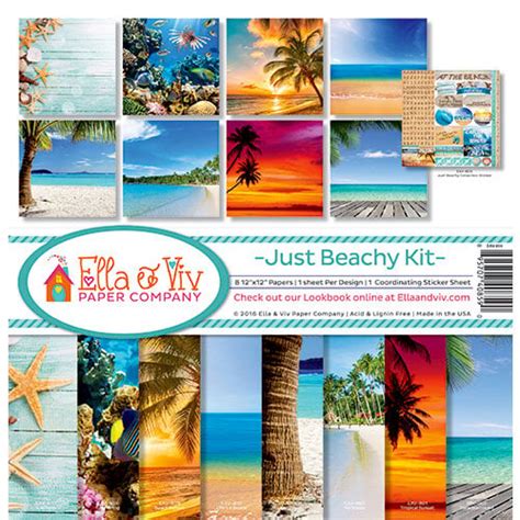 Ella And Viv Paper Company Just Beachy X Kit