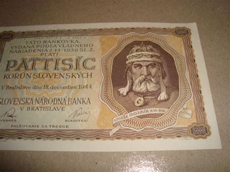 Korun Slovensk Ch Mojm R Specimen Unc Nevydan Aukro