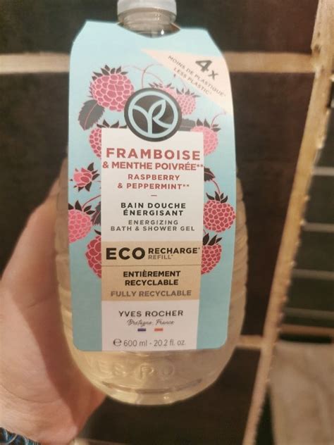 Yves Rocher Framboise Menthe Poivr E Bain Douche Energisant Eco