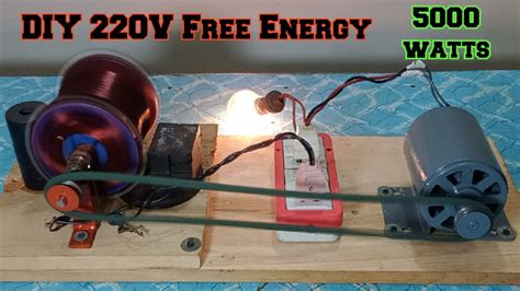 ElectroPower Innovations DIY 220V Free Energy Generator With Homemade