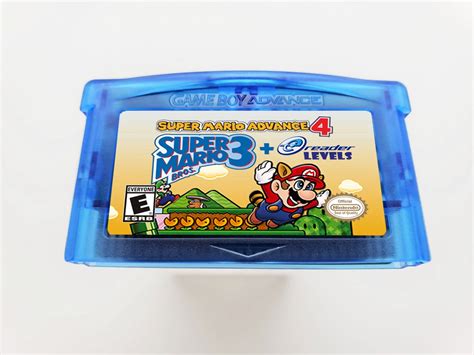 Super Mario Advance Bros Bonus E Reader Ecard Levels Gameboy