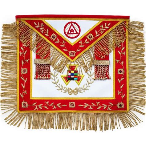 Masonic Royal Arch Php Past Priest Apron Bullion Hand Embroidered