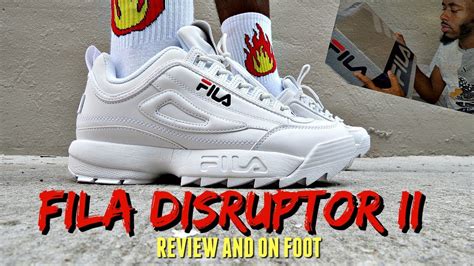 Fila Disruptors II Unboxing Review On Feet YouTube