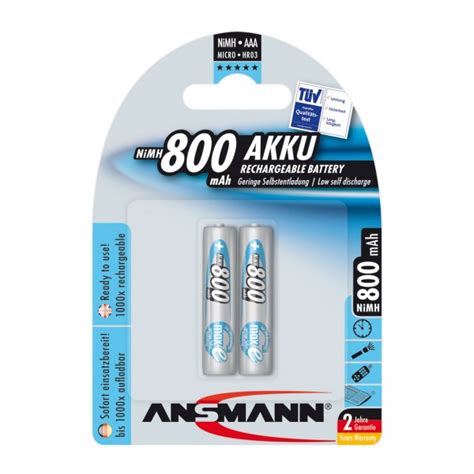 Ansmann Maxe Micro Aaa Akku V Mah Nimh Er Blister Kraftmax