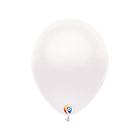 Globo Sensacional No Metal Blanco C Piezas Somosfiesta