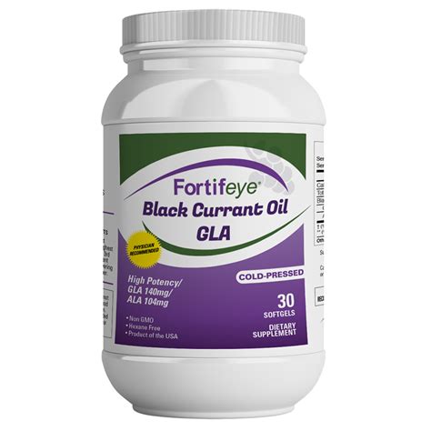 Fortifeye Black Currant Seed Oil Gla Fortifeye