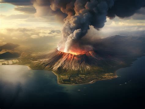 Breathtaking View of Taal Volcano in the Philippines with Tranquil ...