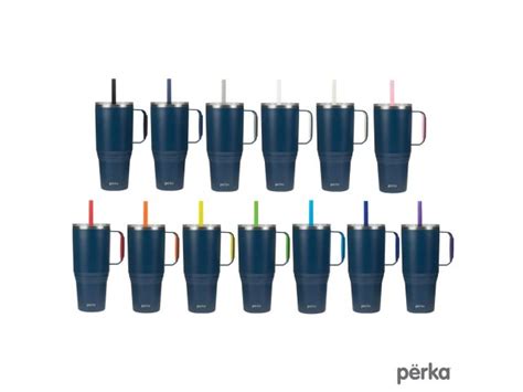 Perka Promotional KM8425 Perka Portofino 36 Oz Double Wall Recycled