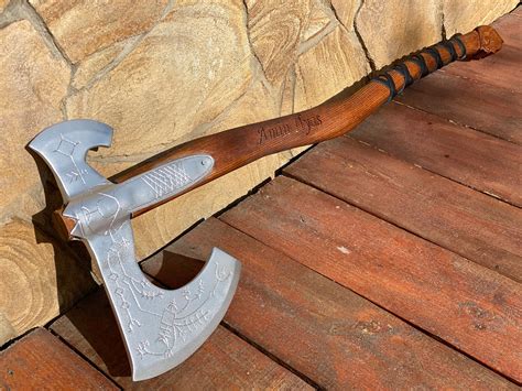 Cosplay Axe Gamer T Cosplay Prop Game Replica Mens Etsy Uk