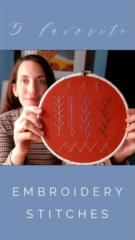 Learn 5 Beautiful Embroidery Stitches