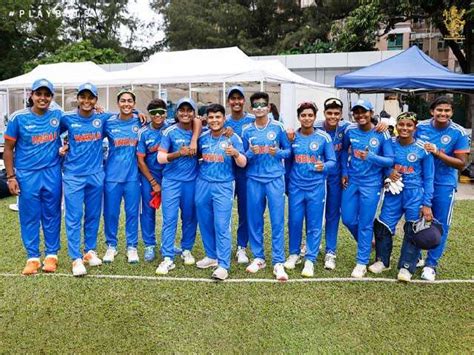 Indias U23 Womens Cricket Team Clinches The Emerging Asia Cup 2023